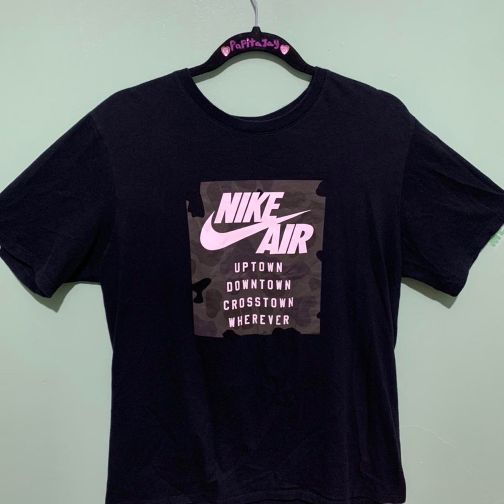 Nike Air Tshirt Camo Green and Black